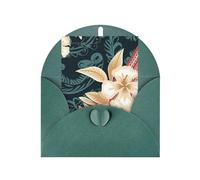 WLKSNBVD Biglietto di auguri con buste, elegante motivo hawaiano, biglietto per pensare a te, 10 x 15 cm, biglietti vuoti per compleanno, baby shower, congratulazioni, matrimoni, ringraziamenti, tutte
