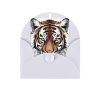 WLKSNBVD Biglietto di auguri con buste, in bianco e nero, motivo tigre che pensa a te, 10 x 15 cm, biglietti vuoti per compleanno, baby shower, congratulazioni, matrimoni, ringraziamenti, tutte le
