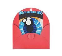 WLKSNBVD Biglietto di auguri con buste, malocchio che pensa a te, 10 x 15 cm, biglietti vuoti per compleanno, baby shower, congratulazioni, matrimoni, ringraziamenti, tutte le occasioni