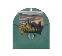 WLKSNBVD Biglietto di auguri con buste, paesaggio, albero, paesaggio, fattoria, pensare a te, biglietti vuoti per compleanno, baby shower, congratulazioni, matrimoni, biglietti di ringraziamento per