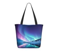 WLKSNBVD Borsa tote da donna borsa e borse tote spalla shopping bag Northern Lights Messenger Bag