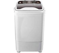 WLL-DP Lavatrice Portatile 7KG capacità Totale Lavaggio Singolo Vasca Centrifuga Disidratazione Pulizia Profonda UV Compatto per dormitori da Campeggio Appartamenti Camere,Nero