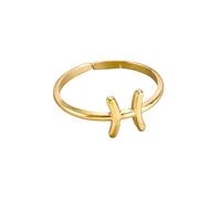 WLLDDDIU Anello con Costellazione Dei 12 Segni Zodiacali per Donna, in Argento Sterling 925, Aperto, Regolabile, Sottile, Impilabile, con Costellazione, Astrologia, Gioielli, Regali di Compleanno, O