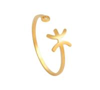 WLLDDDIU Anello con Costellazione Dei 12 Segni Zodiacali per Donna in Argento Sterling 925, Oroscopo, Zodiaco, Cerchietto Regolabile, Anelli Aperti Impilabili, Gioielli di Moda Delicati, Regali in O
