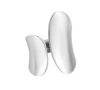 WLLDDDIU Anelli d'Argento,Anelli Regolabili per Le Donne Lucido Grosso Argento Sterling 925 Esagerazione Semplici Anelli Eternity FEDI Nuziali Promettono Anelli per Ragazze Signore