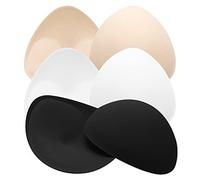 WLLHYF 3 Paia di Imbottiture Push Up per Reggiseno e Bikini, Inserti Rimovibili per il Seno Donna