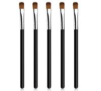 WLLHYF 5 Pezzi Set di Pennelli per Sopracciglia Eyeliner Pennelli per Trucco Occhi Professionale Ultra Sottile Eye Shadow Liner Pennello con Setole Morbide Ombretto Strumenti per Donne Ragazze