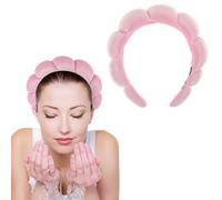 WLLHYF Cerchi per Capelli Imbottiti Spessi in Spugna Alla Moda Asciugamano in Spugna per Capelli Fascia per Capelli Accessorio per Capelli Antiscivolo per Donne Ragazze Lavaggio viso cura pelle trucco