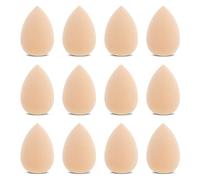 WLLHYF Set di 12 mini spugne per trucco professionali piccole spugne per il trucco sotto gli occhi frullatore per il trucco delle uova fondazione cosmetico per il trucco e la crema in polvere