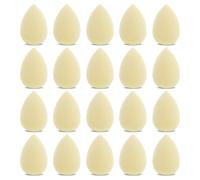 WLLHYF Set di 20 mini spugne per trucco, per polveri minerali, cosmetici, cipria e fondotinta, 20 pezzi