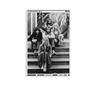 WLLKIY Fleetwood - Poster decorativo da parete in stile retrò, motivo: Mac Band, poster decorativo su tela, moderno, per camera da letto, 30 x 45 cm