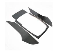 WLLLLa per Audi A6 C7 2012-2018 Center Console Panel Sticker,Trim Cover Adesivo Decorativo Accessori Interni,C-Low Black