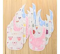 WLLLO 6 Bavaglino a U Uggetto, Bambino in cotone, Bavaglino in cotone, Neonato, Borsa di riso per bambini, Asciugamano ad assorbimento d'acqua, Prince 5