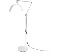 WLLWMYLY Lampada mezza luna estetica, Lampada extension ciglia, Con supporto per cellulare, adatto per la bellezza, Adatto per bellezza, sopracciglia, tatuaggi (Bianco, 20 Watt)