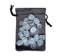 WLM Set di 25 Rune in Cristallo di Rocca con Sacchetto