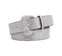 WLNEXT Cintura da donna con paillettes luccicanti per vestito, cappotto, jeans, cintura a vita larga, cintura formale in argento chiaro