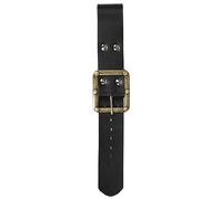 WLNEXT Cinturino in pelle con cinghie larghe porta boccale da birra per costume per uomo donna orso cinghia titolare regali nero