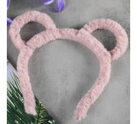 WLNEXT Fasce fatte a mano con orecchie di orso in peluche per anime, riunioni a tema, Natale, accessori per capelli per ragazze