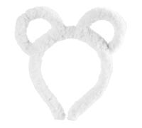 WLNEXT Fasce fatte a mano con orecchie di orso in peluche per anime, riunioni a tema, Natale, accessori per capelli per ragazze