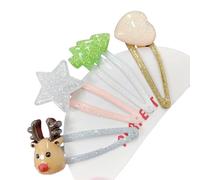 WLNEXT Fermaglio per capelli a forma di albero di Natale, per feste in maschera, formato A2