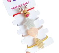 WLNEXT Fermaglio per capelli a forma di albero di Natale, per feste in maschera, formato A6