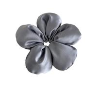 WLNEXT Scrunchie per capelli con fiori 3D, elastici per capelli spessi Updos oversize, eleganti elastici per capelli con ciambelle, coda di cavallo da donna