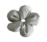 WLNEXT Scrunchie per capelli con fiori 3D, elastici per capelli spessi Updos oversize, eleganti elastici per capelli con ciambelle, coda di cavallo da donna