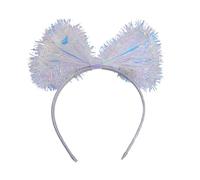 WLNEXT Shinning Tinsel Film Colorato Bowknot Hairband Musica Concerti Fascia per Adolescenti Adulti Partito Spettacoli Forniture per Capelli stile 1