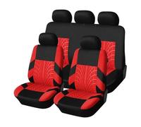 WLNWERDPKK Coprisedili Universali per Auto Set Completo con Motivo A Tracce di Pneumatici Protezioni per Sedili Auto Accessori Completo Coprisedili(Full Seat Cover 3)