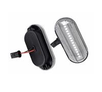 WLNWERDPKK Indicatore per C-Max per Fiesta per Focus MK2 per Fusion per Galaxy 2 Pezzi LED Indicatore Direzione Dinamico Sequenziale Specchio Luce Direzione Indicatore(18 LED Crystal)