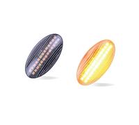 WLNWERDPKK Indicatore per Opel per Vauxhall per Agila Mk2 2008-up 2 Pezzi Segnalazione Laterali A LED Dinamiche Indicatori Direzione Luci Auto Ripetitrici Direzione Indicatore(Dynamic Crystal)