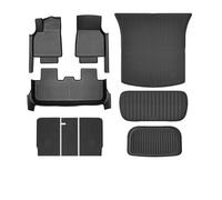 WLNWERDPKK Moquette Auto per Il Modello Y per Juniper 2025 Anteriore E Posteriore Cargo Liner Juni TPE Completamente Circondato Tappetini con Protezione Davanzale Porta Tappetini Tappeti(9PCS Set)