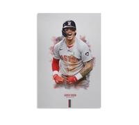 WLQZFRWV Poster su tela con Jarren Duran, Boston Red Sox, decorazione per camera da letto, ufficio, camera da letto, regalo, 20 x 30 cm