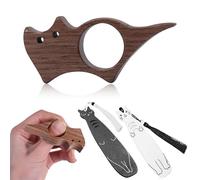 wlsvega Supporto per Pagine Libri- Segnalibro Pollice- Accessori Per Libri- 2,2 cm di Diametro Del Foro Centrale,per Leggere A Mani Libere,Gli Amanti deiLibri e Della Letteratura (con Due Segnalibri)