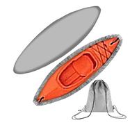 WLTYSM Kayak Copertura Copertura Resistente for Kayak, Copertura Antipolvere for pozzetto for Canoa, Protezione Solare UV Impermeabile, Protezione for Barche da Pesca, Kayak, Canoa. (Color : GY-4.5m)