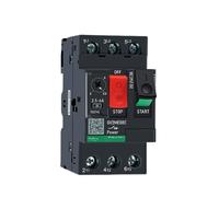 WLUAYITC GV2ME08C, 2,5~4A, Interruttore Automatico Motore a Pulsante GV2ME, Interruttore Automatico Motore termomagnetico GV2