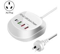 WLX-T3P 4 in 1 PD + QC Multi-Function Smart Charging USB Caricabatterie USB (Plu