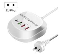 WLX-T3P 4 in 1 PD + QC Multi-Function Smart Fast Charging Caricabatterie USB (sp