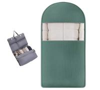 WLXFF Borsa Porta Abiti Salvaspazio con Cerniera Autocompressiva, Copriabiti Antipolvere, Custodia Porta Abiti, Copriabiti Antipolvere Trasparenti, Borsa Porta Abiti Resistente per Piumino,Verde,XL