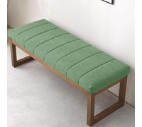 WLXFF Cuscini per Panca da Interni, Cuscini per Seduta Interna dei finestrini, Cuscino per Panca da Giardino,per Divano Davanzale Interno ed Esterno,Light Green,120x45cm
