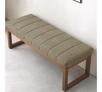 WLXFF Cuscini per Panca da Interni, Cuscini per Seduta Interna dei finestrini, Cuscino per Panca da Giardino,per Divano Davanzale Interno ed Esterno,Beige,120x35cm