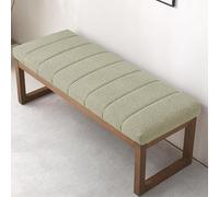 WLXFF Cuscini per Panca da Interni, Cuscini per Seduta Interna dei finestrini, Cuscino per Panca da Giardino,per Divano Davanzale Interno ed Esterno,Milk Tea,120x40cm