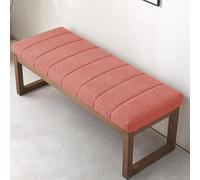 WLXFF Cuscini per Panca da Interni, Cuscini per Seduta Interna dei finestrini, Cuscino per Panca da Giardino,per Divano Davanzale Interno ed Esterno,Rosa,120x40cm