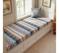 WLXFF Cuscini per Panca Personalizzati per mobili da Interni, Cuscino per Panca da Giardino, Base Antiscivolo, Ciniglia Stampata, Davanzale, Ingresso, Scarpiera Panca,Custom,Sizes