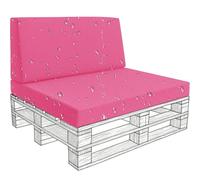 WLXFF Cuscino Pallet Cuscini per Pallet Impermeabile Cuscini per Pallet da Esterno Cuscino Divano Esterno Cuscini per Divano Esterno Giardino Divano Esterno Cuscino,No7,Set (1 Seat+1 Back)