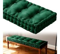 WLXFF Cuscino per Panca per Finestra a bovindo, Cuscini per Panca da 10 cm di Spessore per mobili da Interni, Cuscino con Maniglia Cuscino per Sedile Finestra Cinghie Antiscivolo,No7,140x45cm