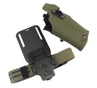 WLXW 6378RDS Fondina Duty per Glock 17/22 Surefire X300U con Sistema di Bloccaggio Automatico E Compatibilità con Mirino Red DOT - Mano Destra,Od