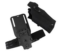 WLXW 6378RDS Fondina Duty per Glock 17/22 Surefire X300U con Sistema di Bloccaggio Automatico E Compatibilità con Mirino Red DOT - Mano Destra,BK