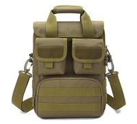 WLXW Borsa Tracolla Tattica Militare MOLLE, Borsa Tracolla, Valigetta For Laptop, Borsa Multiuso(TAN)