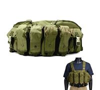 WLXW Chest Rig Compatibile con AK Mag 8 AK Magazine Storage,Verde